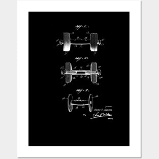 Dumb Bell Vintage Patent Drawing Posters and Art